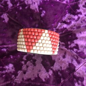 3/$10 Peach and Terra-cotta Bangle Bracelet
